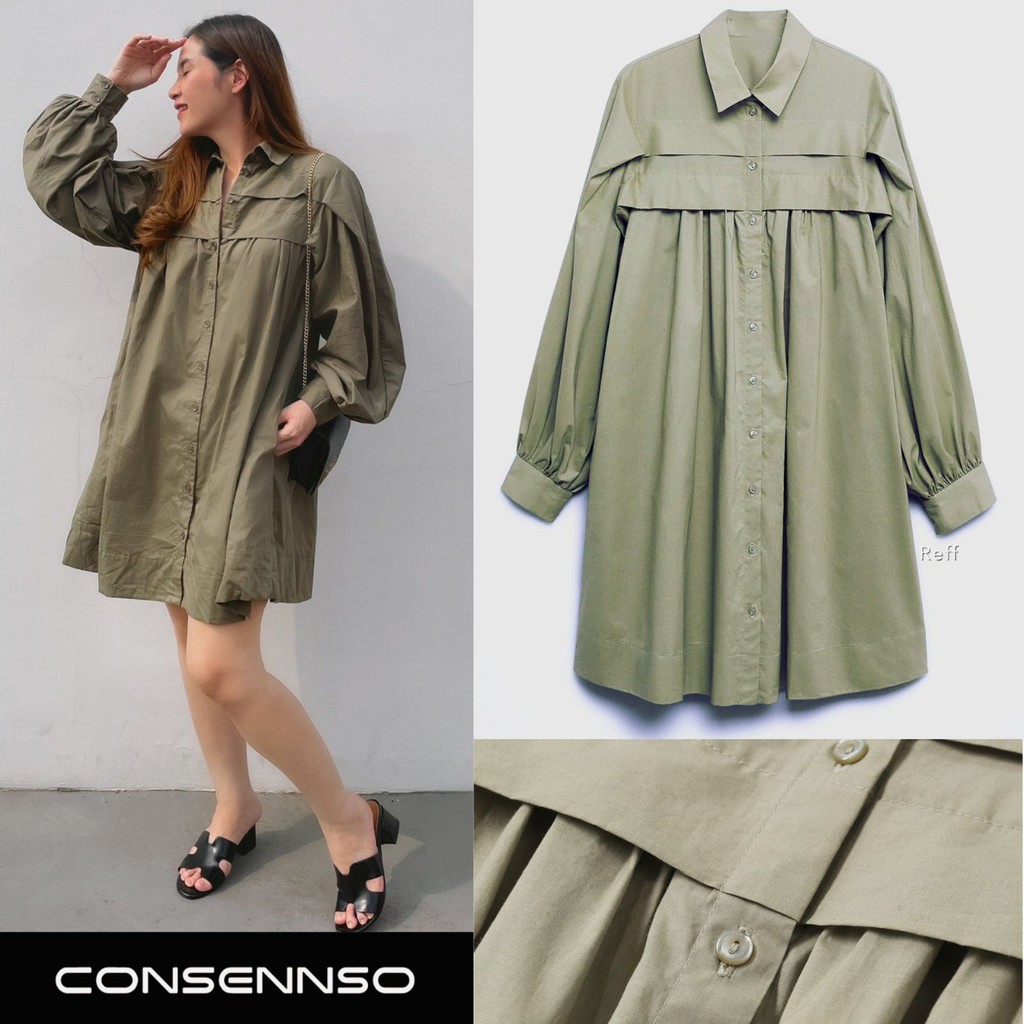 Consenso button shirt dress ORIGINAL 100%