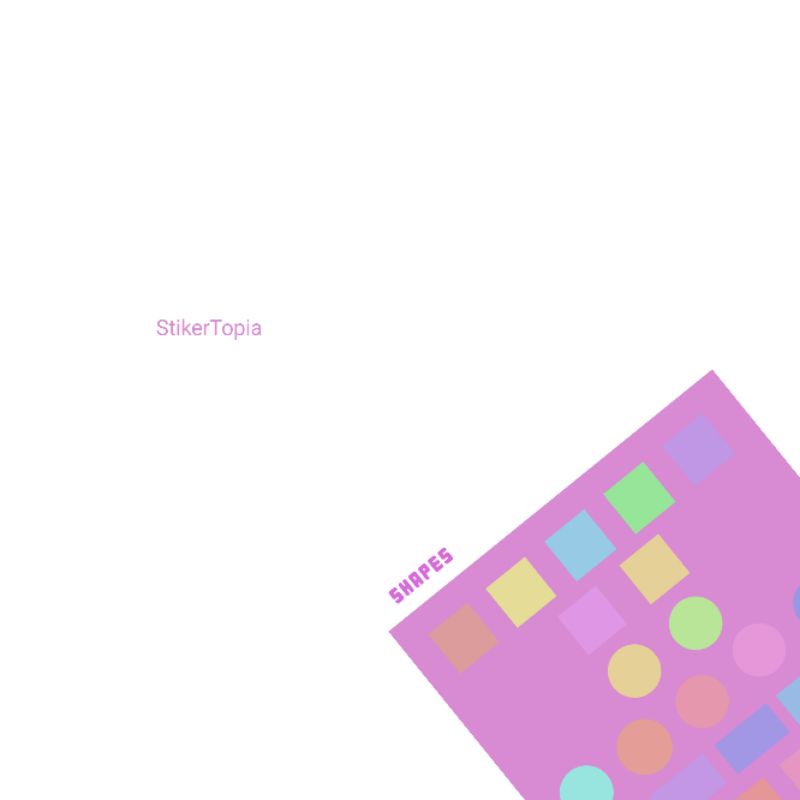 

Shapes Sticker | StikerTopia