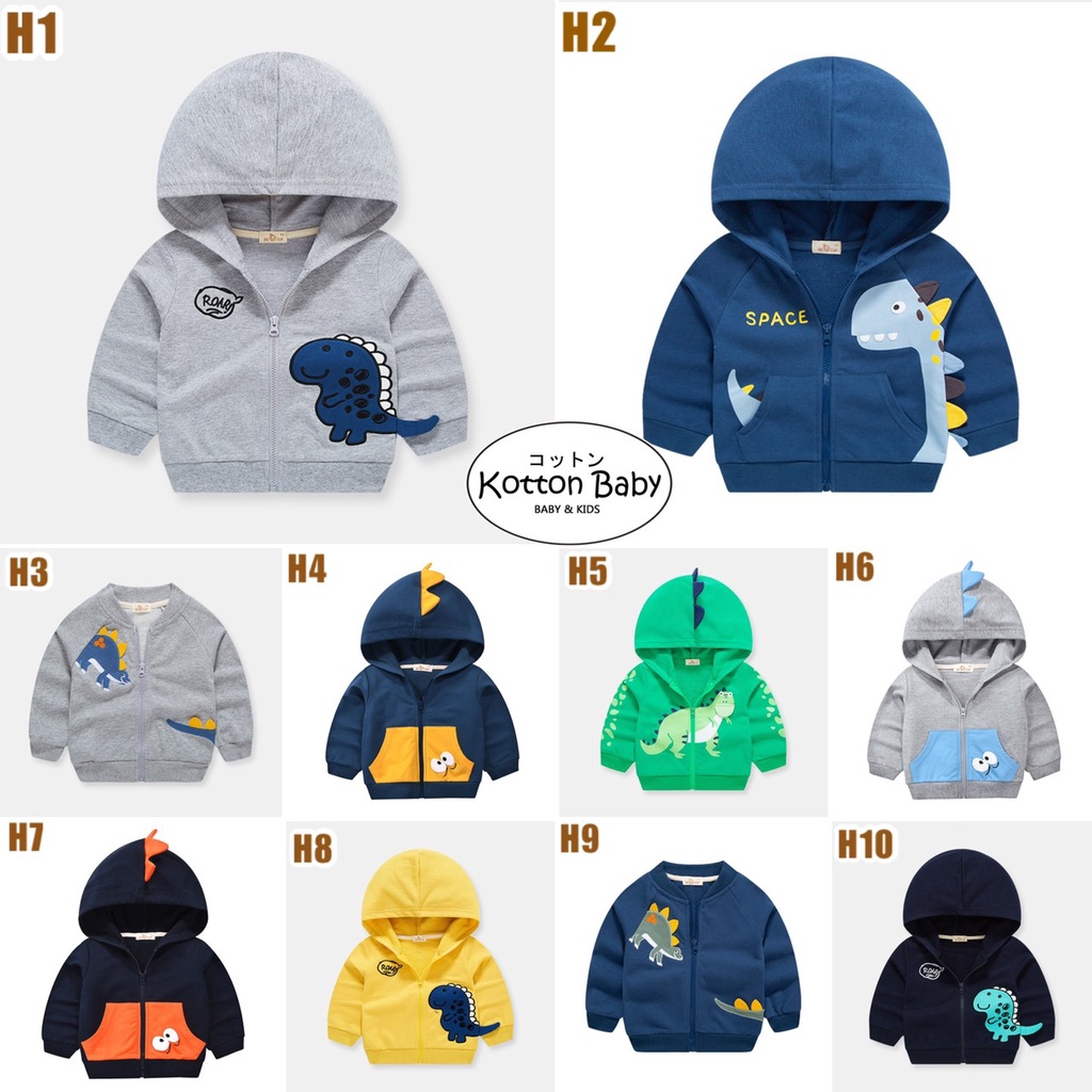 1-5 thn | Jaket Anak Hoodie Coat Anak Karakter Laki-laki Pakaian H Catalog