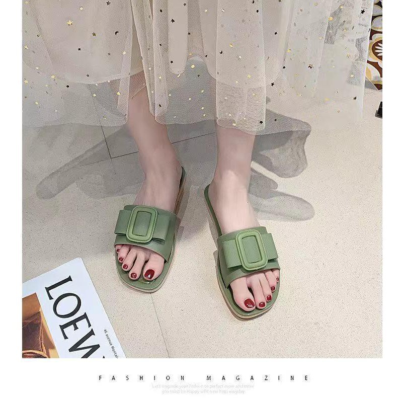 Sepatu Sandal Slop Import NS6926 Gofashion Jakarta Sandal Fashion Wanita Korea Termurah