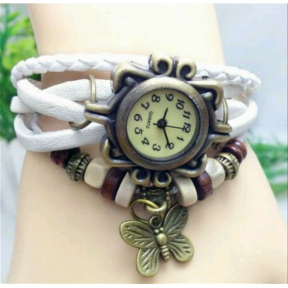 09 Jam  Tangan  Gelang  Kupu Kupu Jam  Gelang  Wanita Jam  