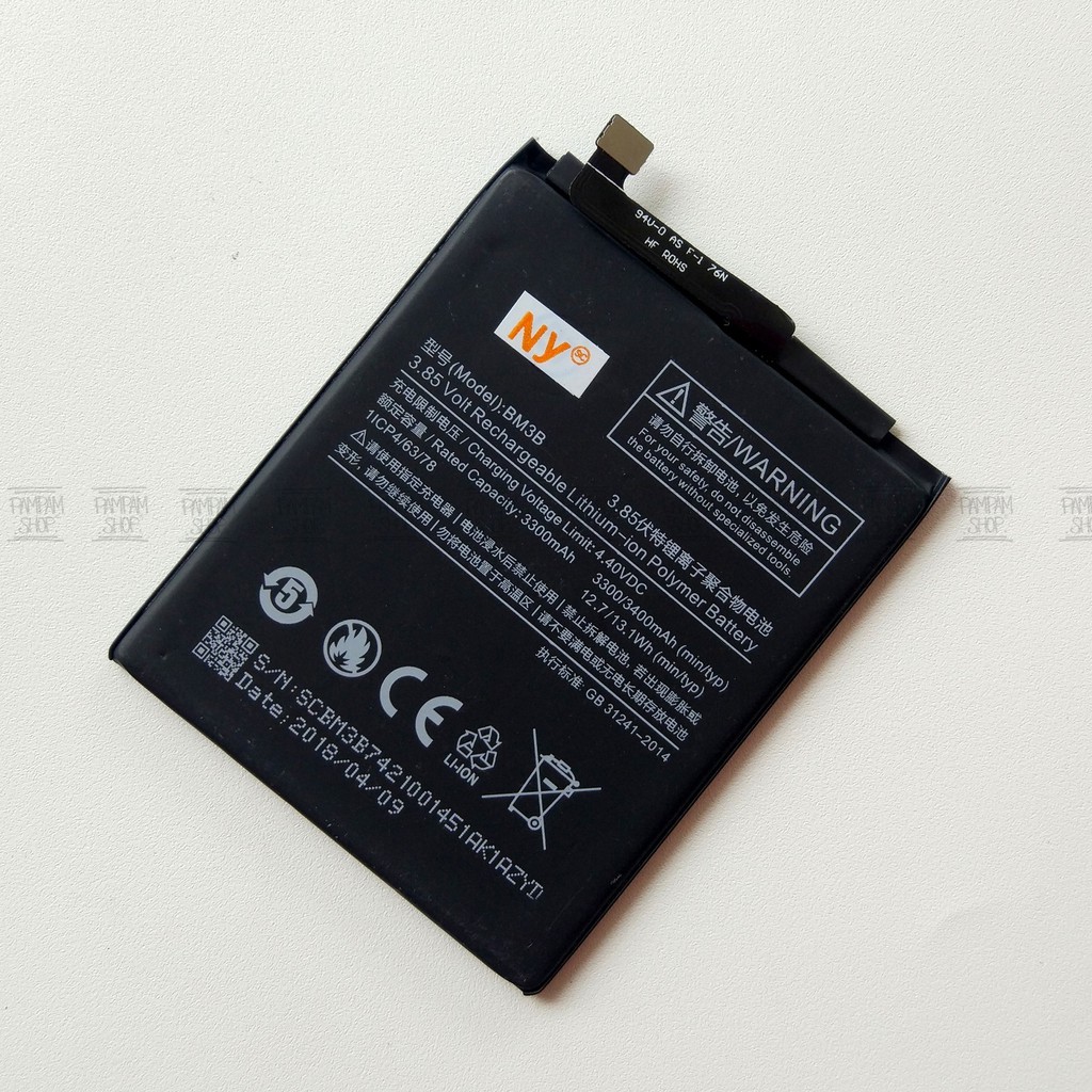 Baterai XiaoMi BM3B Mi Mix 2 Batre Xiao Batrai Battery Batrai BM 3B