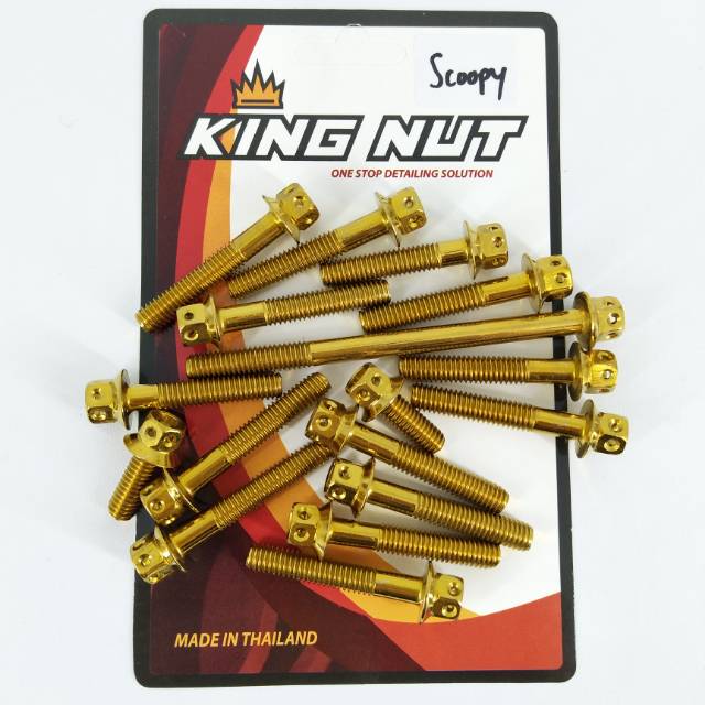 Baut Probolt Cvt Scoopy Beat Vario fi Genio Gold Flower