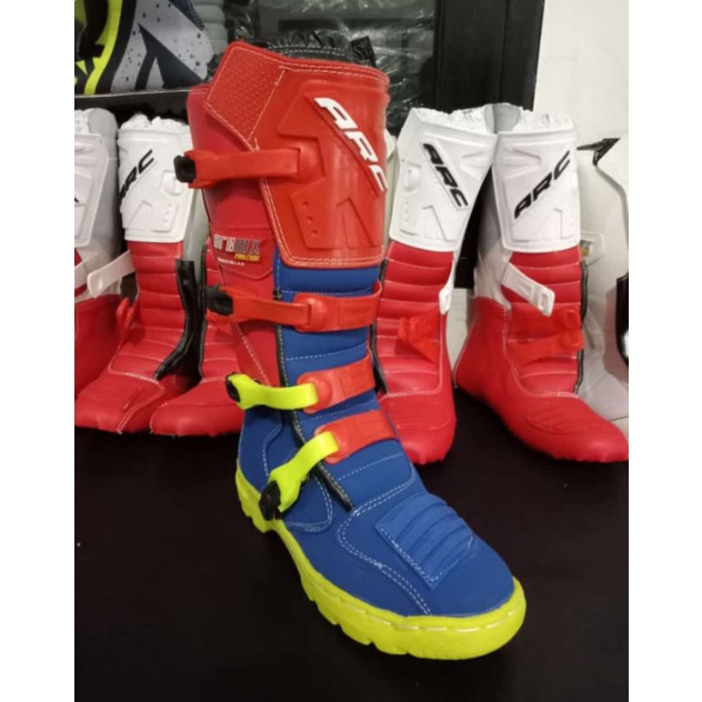 Sepatu Cross ARC MX Terbaru Bahan Kulit Asli