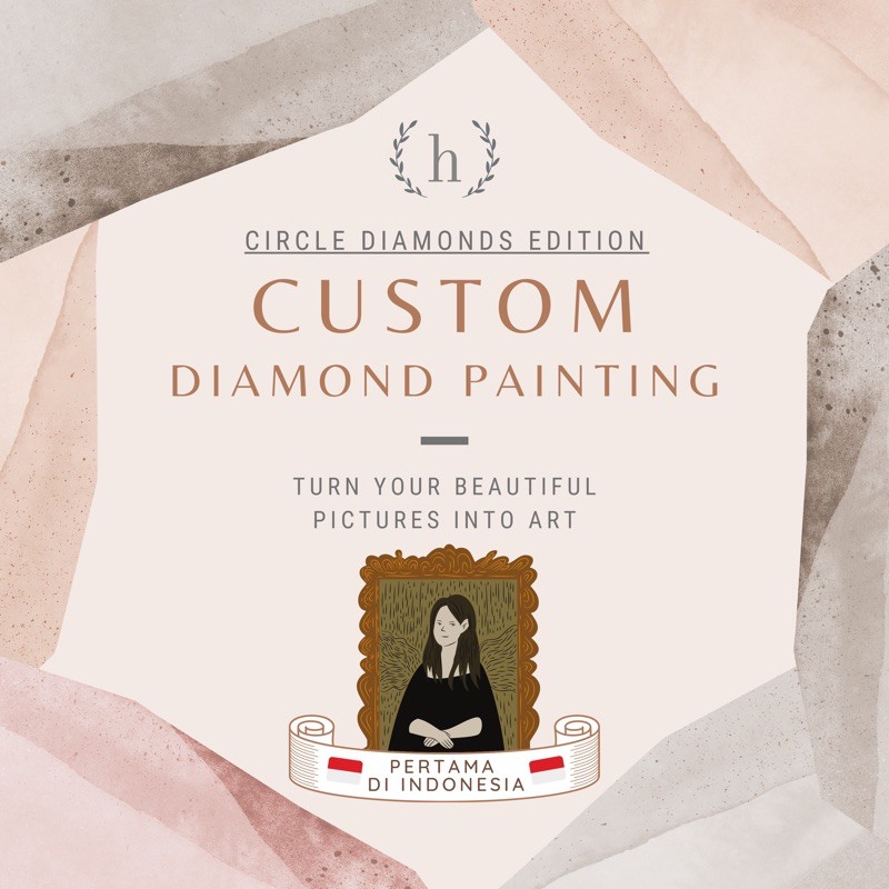 Custom Diamond Painting Indonesia - Circle Diamonds