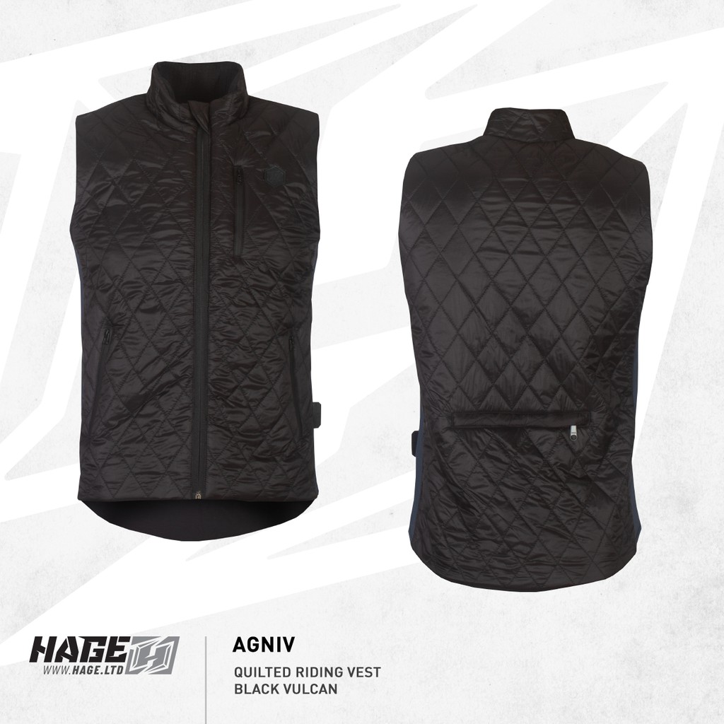 Rompi Sepeda | Rompi Gowes | Rompi Outdoor Merk HAGE AGNIV black vulcan