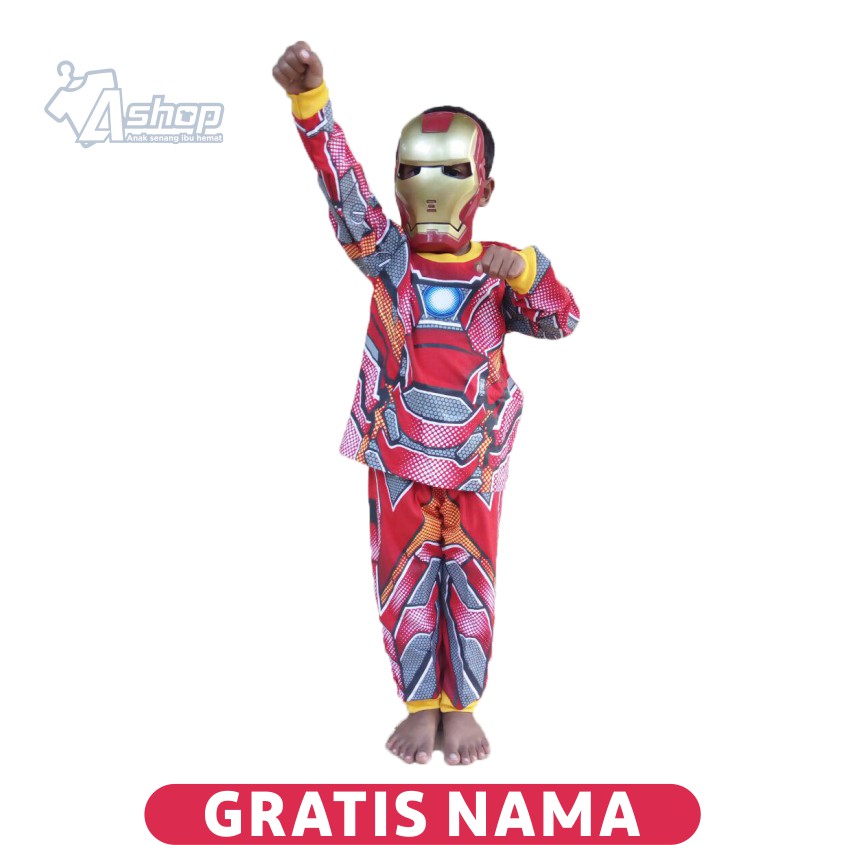  Baju  Anak  Kostum IronMan Shopee  Indonesia