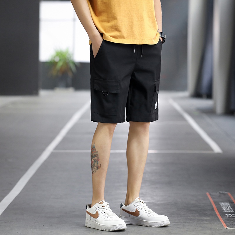 Celana Pendek Pria  Multi-saku Sport Casual Olahraga Santai Sporty Shorts