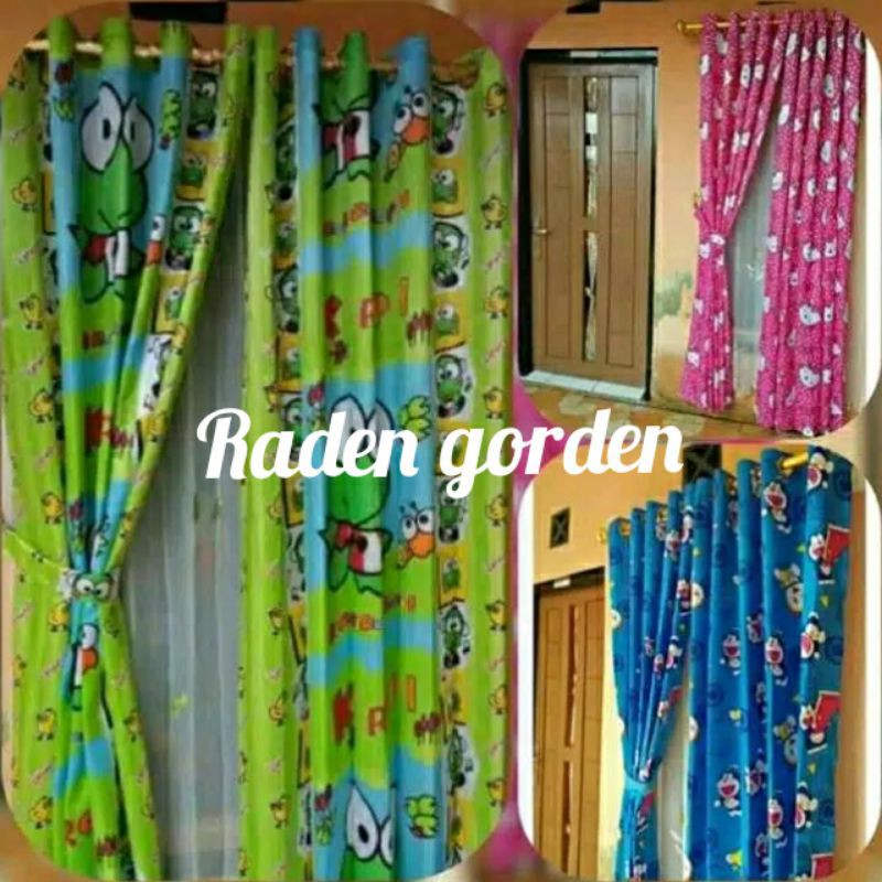 Gorden karakter gorden pintu gorden jendela smockring minimalis