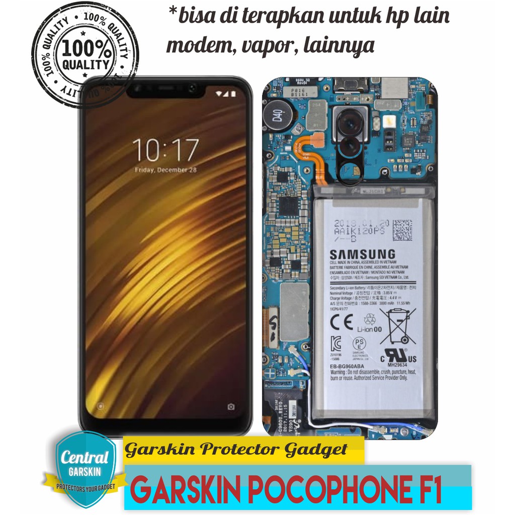 Garskin Pocophone F1 - mesin samsung CASE POCO F1