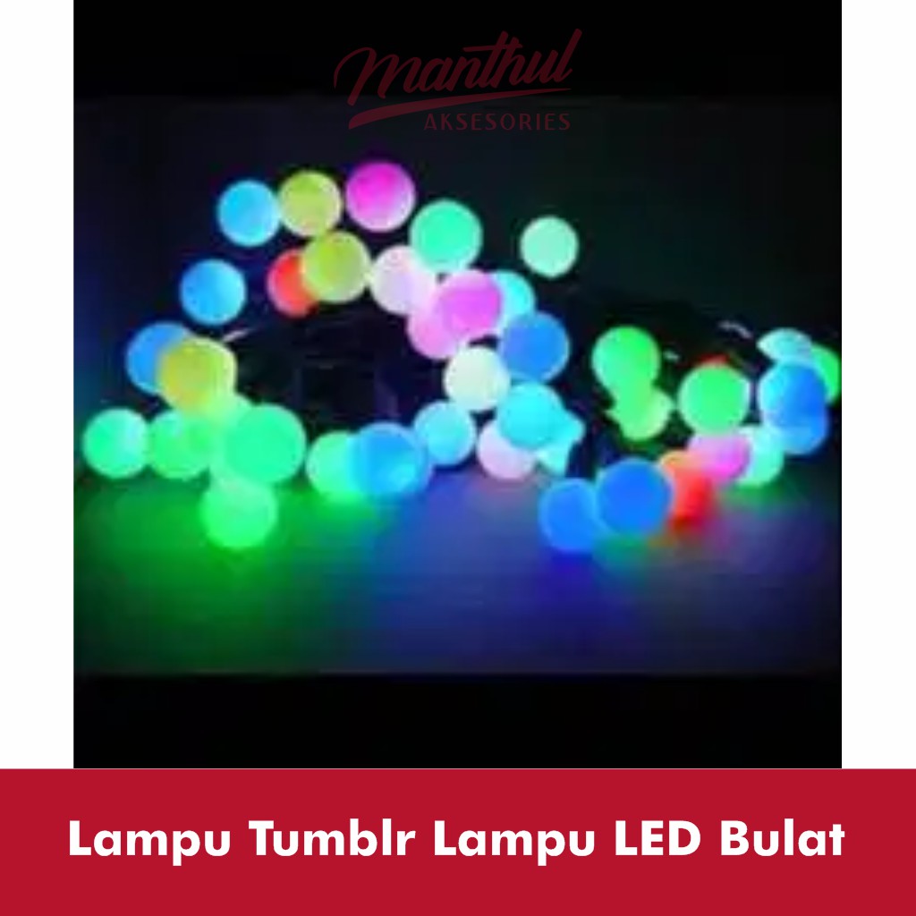 Lampu Tumblr Lampu LED Bulat