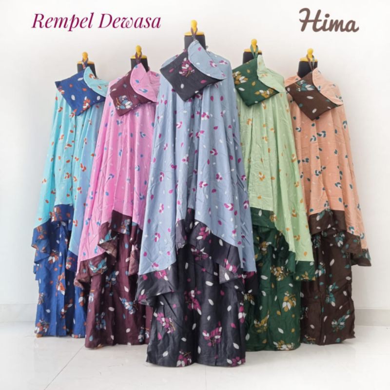 Mukena Jumbo Dewasa Rayon Bali Premium Hima Adem Murah Grosir Ecer