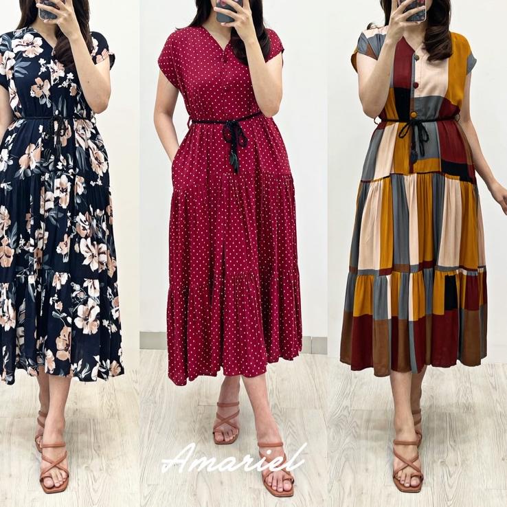 Barang Pilihan.. Amariel Malibu Home Dress - Daster Nyaman Adem