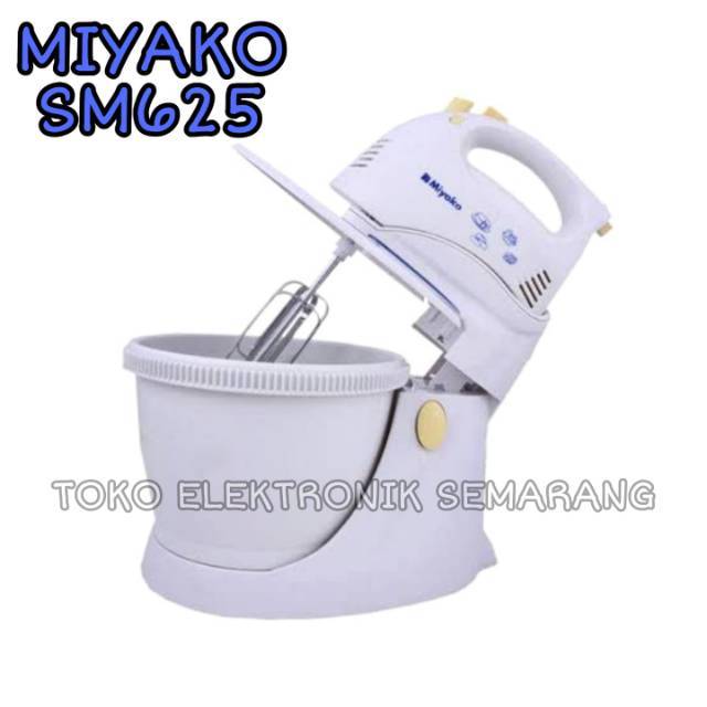 MIYAKO MIXER MURAH MANGKUK MANGKOK PUTAR SM 625 PENCAMPUR