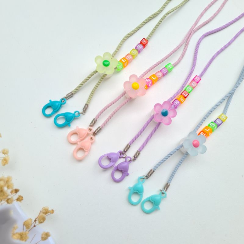 STRAP MASKER CUTE ANAK | 2 IN 1 KONEKTOR & KALUNG MASKER ANAK LUCU | KONEKTOR MASKER HIJAB ANAK