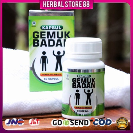 Kapsul PengGemuk Badan Asli CV Griya Annur - Kapsul Gemuk Badan - Penggemuk Badan Dewasa Isi 60 Kps