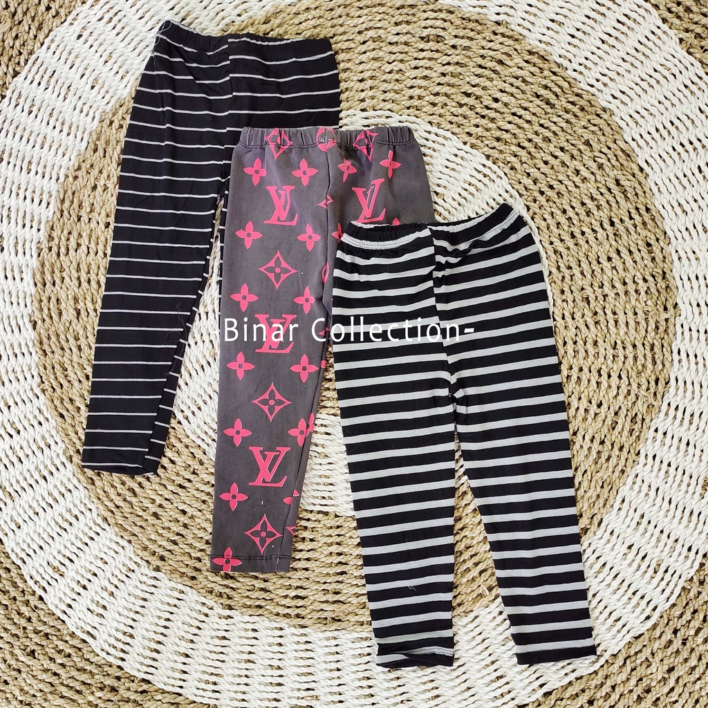 SYD 05- Celana legging leging anak cewek  motif 2-3 tahun pantai spandek / kolor bawahan perempuan harian murah lucu adem