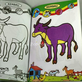 620 Koleksi Gambar Binatang Ternak Mewarnai Terbaik