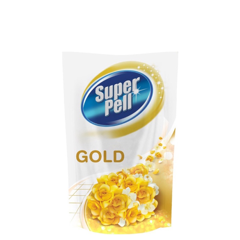 Super Pell Pembersih Lantai Gold Pouch 770 mL