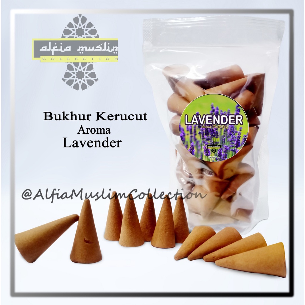 Bukhur Dupa Kerucut Klip Aroma Cendana Pengharum Ruangan isi 50 pcs