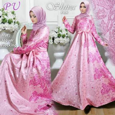 SHIVA (PU) BAJU MAXI DRESS MUSLIM BUSUI WANITA DEWASA GAMIS CEWEK KEKINIAN GROSIR MODERN PESTA