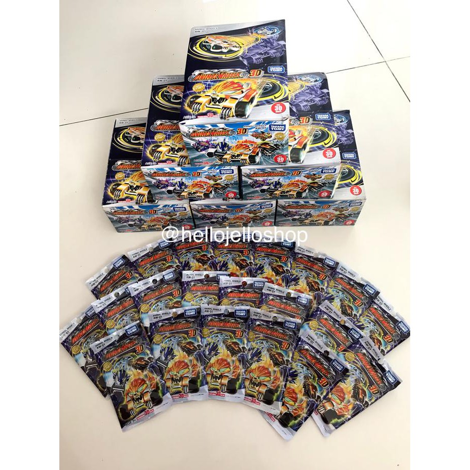 

14.84Ftgrdujh- Takara Tomy Animal Wheels 3D Aw-01 Ori -Toko-Boneka.