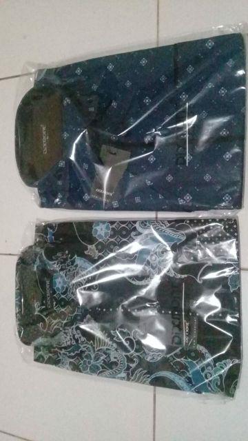 Kemeja Batik Pria Lengan Pendek Bs99 Katun Motif Modern Dixmont Semi Slimfit Premium
