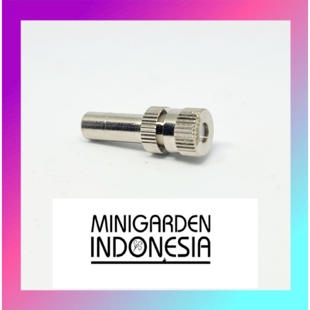 MIST NOZZLE SLIP LOCK anti drip 0.2mm head misting nosel sprayer alat siram irigasi taman fertigasi