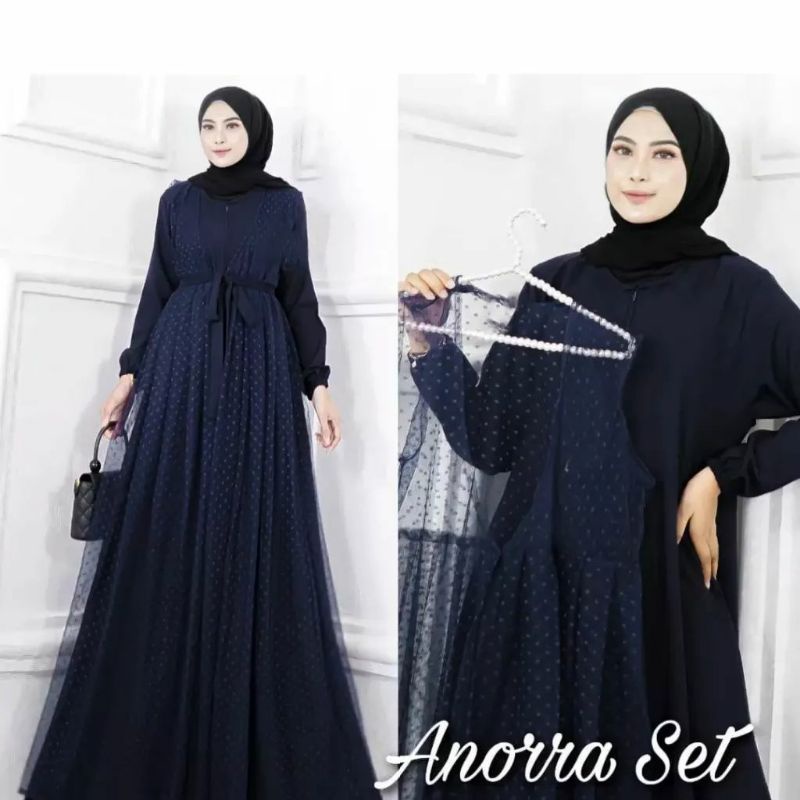 Gamis Mewah Fashion Muslim Wanita Anorra Set-2