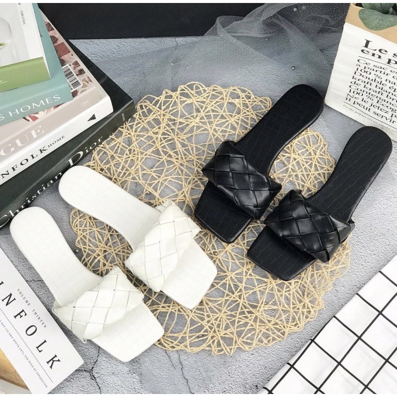 flatshoes v008 wanita import realpict