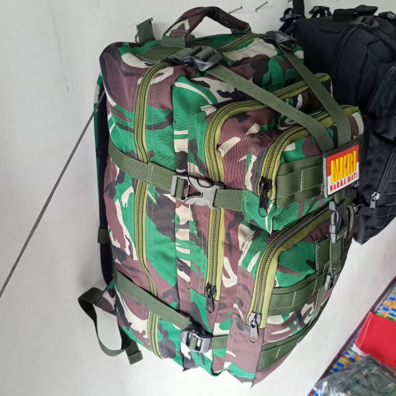 TAS RANSEL PRIA LIBANON BAHAN KAIN CONDURA 50L free 1 logo