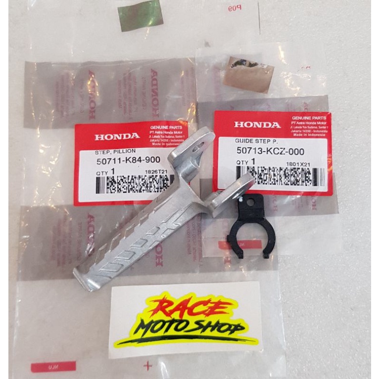 (CRF150) HONDA ORI - FOOTSTEP - STEP PILLION/ PIJAKAN KAKI BELAKANG HONDA GENUINE PARTS