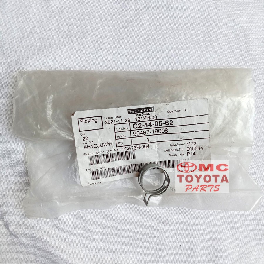 Kleman Klip Selang Alpard Coaster Dyna 90467-18008