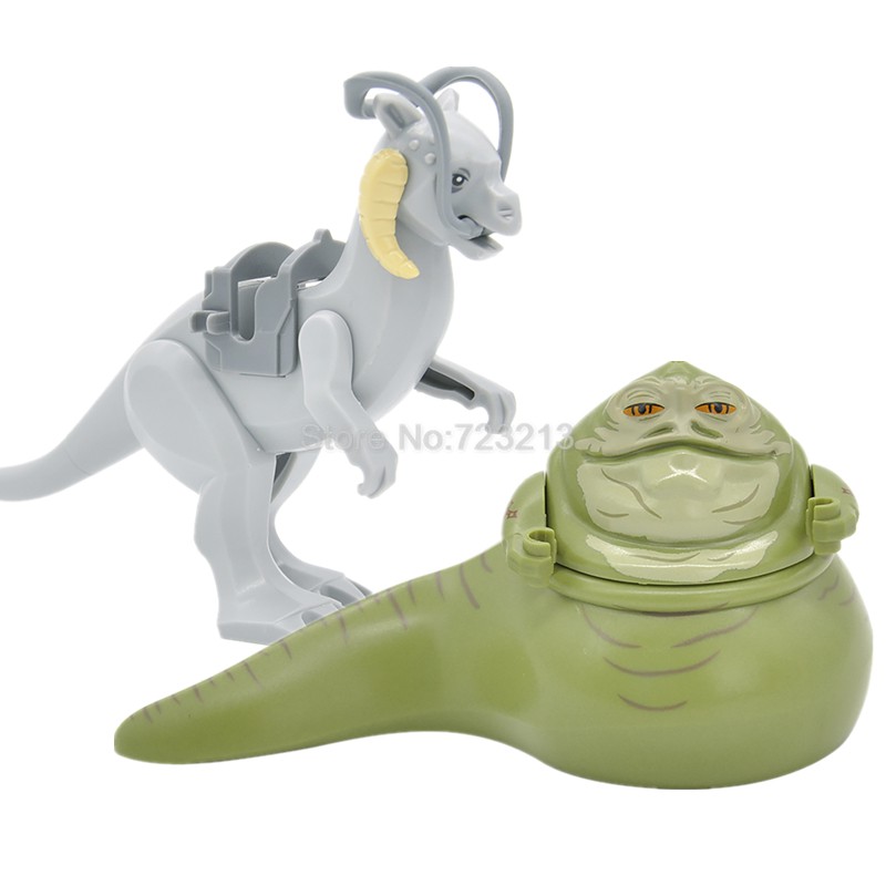 Mainan Lego Single Star Wars Jabba the hutt Legoings Tauntaun block Jabba Assemble Building Blocks