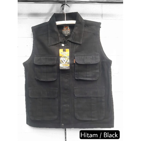 ROMPI KANVAS OUTDOOR (KERAH) | Seragam  | Lapangan | Mancing | Relawan | Wartawan Crew | Jaket Rompi Tactical Vest by~ Braten Fox