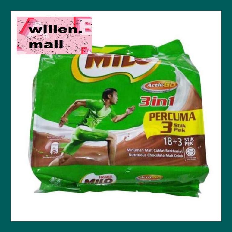 

S0Vitxd Milo 3 In 1 Malaysia 18 + 3 Stick S50Vt0H