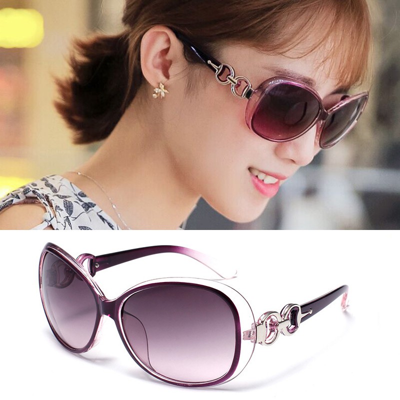 Sunglasses/Kacamata Wanita Gaya Korea Kacamata Fashion Kuil Logam Wanita/Pria unisex