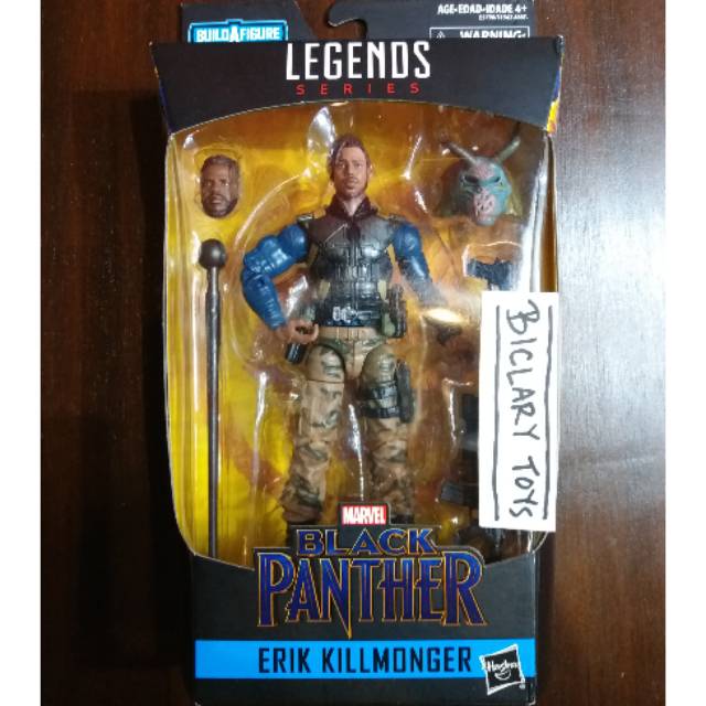 ORI Marvel Legends Erik Erick Killmonger Black Panther SHF SIZE