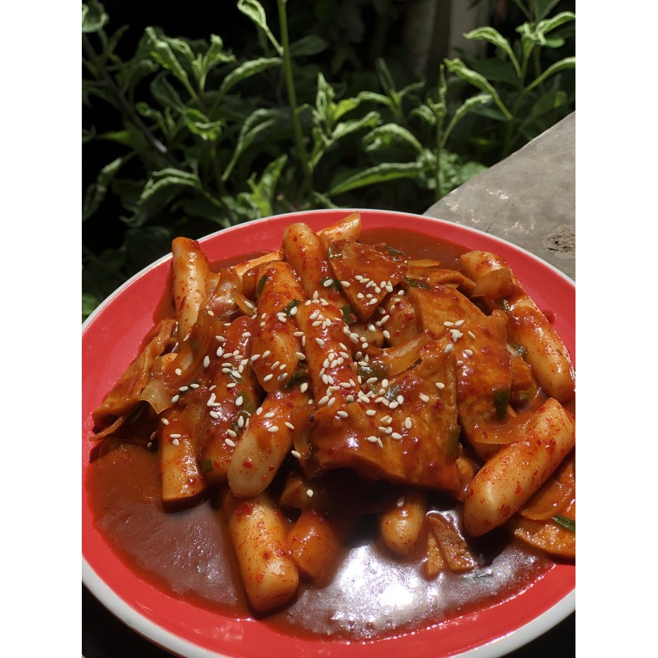 

Frozen Tteokpokki/ Tteokbokki Tokpokki Halal Gansikjib PORSI KENYANG 300G!