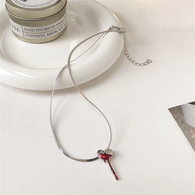 Kalung Rantai Tulang Ular Desain Mewah