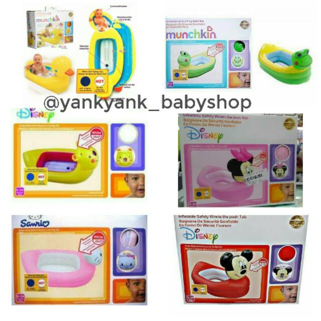 ♥BabyYank♥ MUNCHKIN BATHTUB / BAK MANDI POMPA BAYI / BABY BATHTUB MUNCHKIN