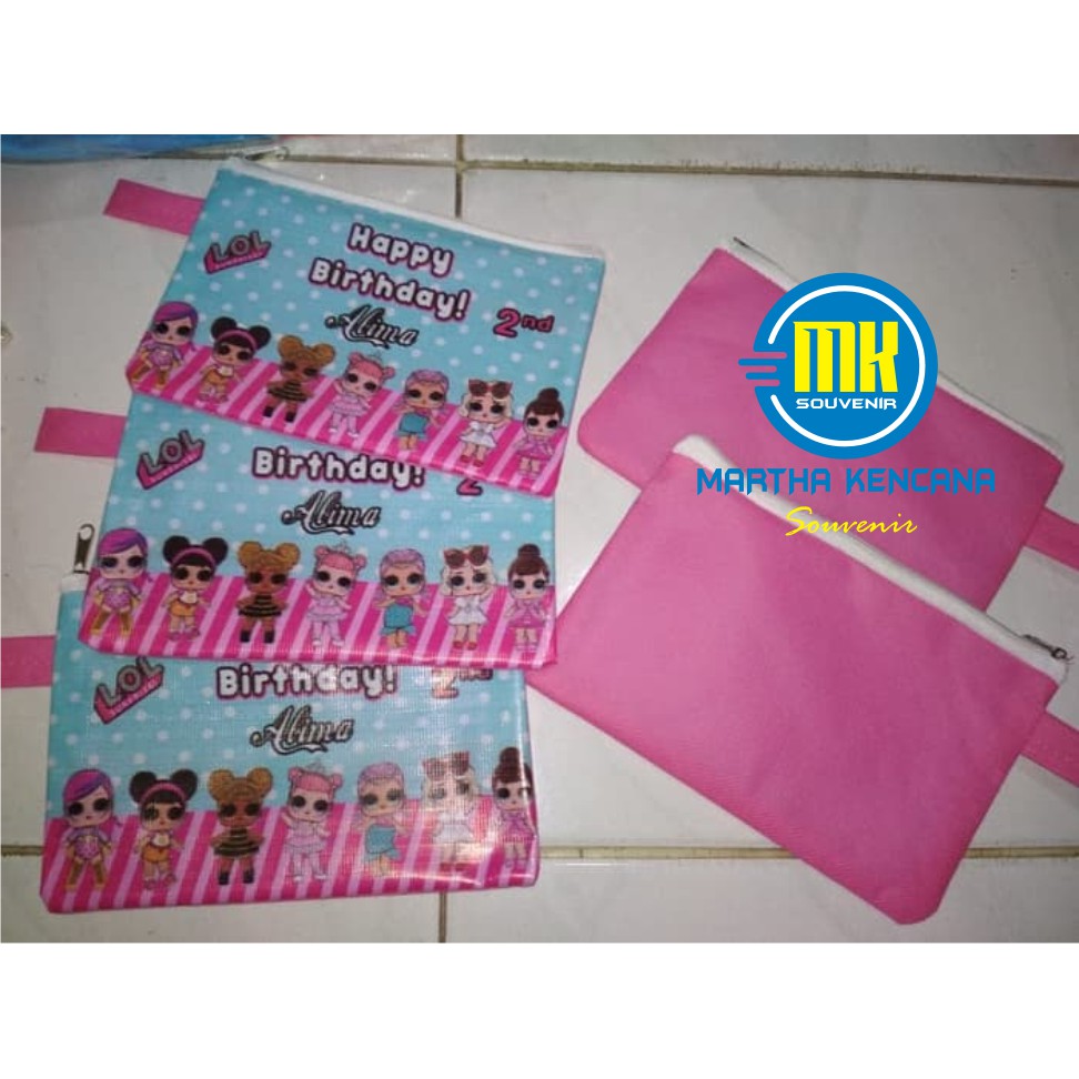 

Souvenir Ultah Tempat Pensil tema kartun custom free design