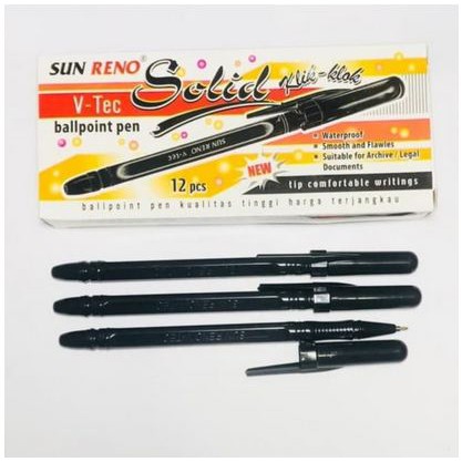 

Pulpen Ballpoint Sunreno Sun Reno Solid Pen