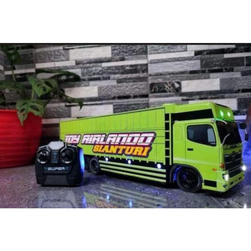 MINIATUR TRUK TRONTON HINO REMOT CONTROL MURAH COD