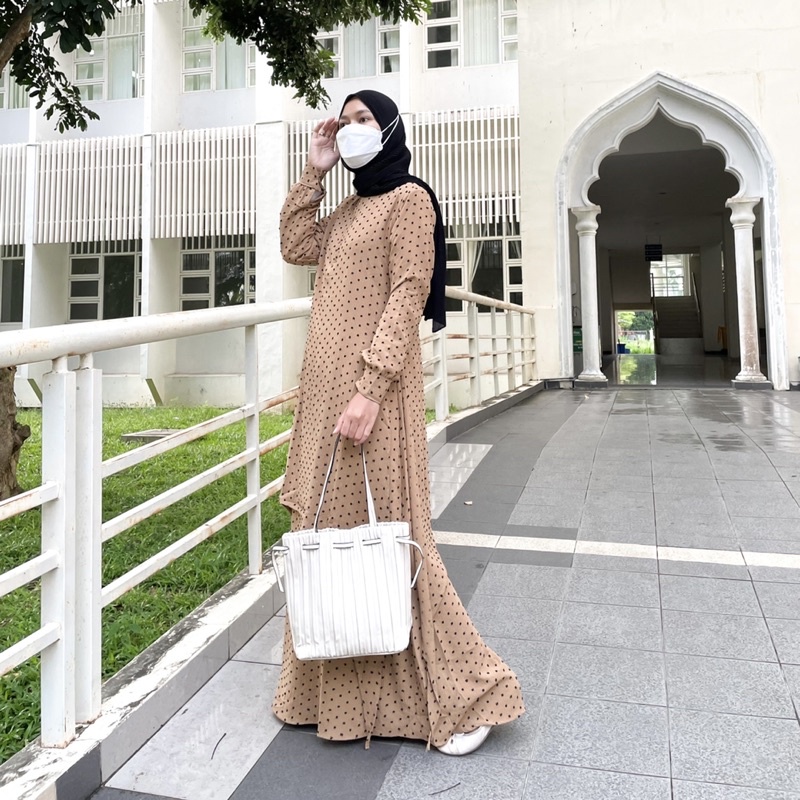 Karimah Dress by LW Zihan | Malaya Dress | Polkadot | Rubia dress