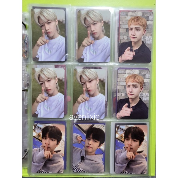 pc photocard straykids double side no easy bangchan felix seungmin