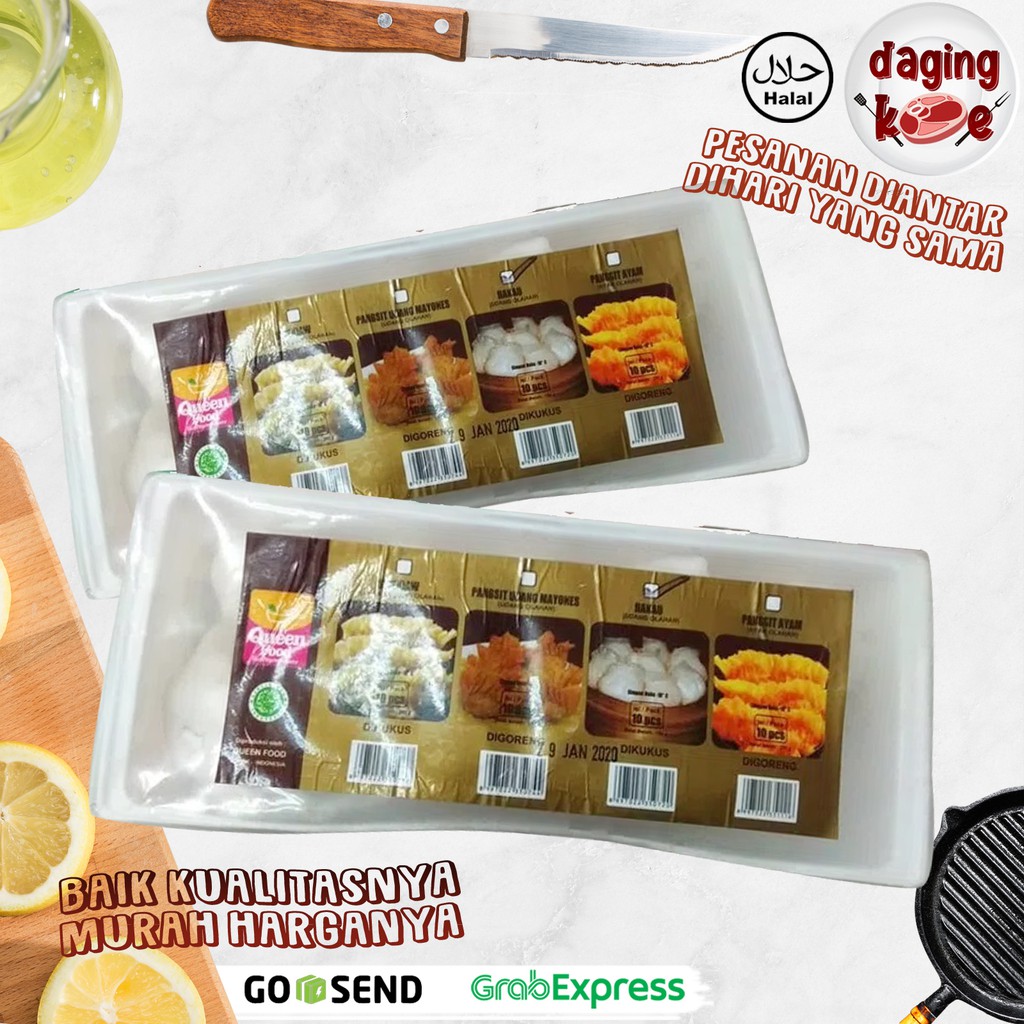 

DIMSUM HAKAU FROZEN QUEEN FOOD DK016