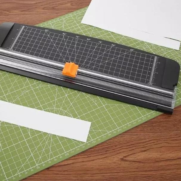 

➽ Paper Trimmer Portable Pemotong kertas A4 / A3 (30cm) Black - Hitam ♤