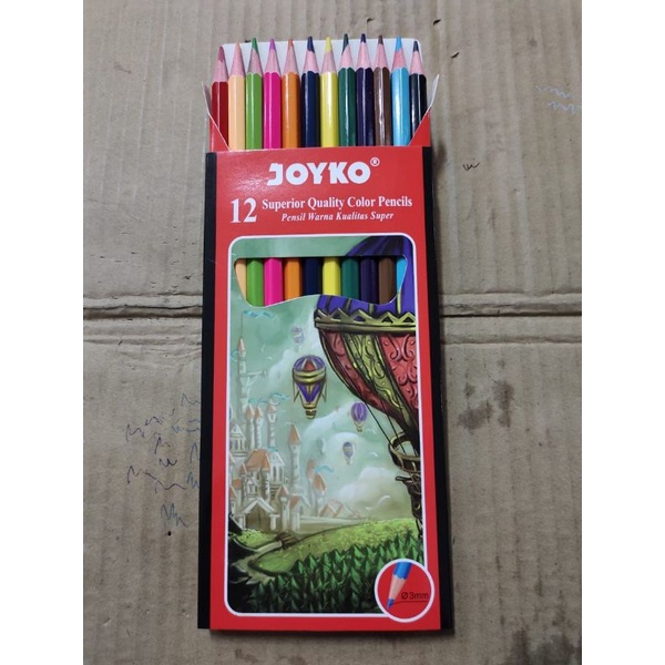 

Pensil warna joyko 12 warna panjang
