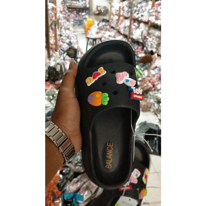 Sandal Slop Fuji 7002-A9 36-39 /sandal wadges wanita/sandal import/sandal viral